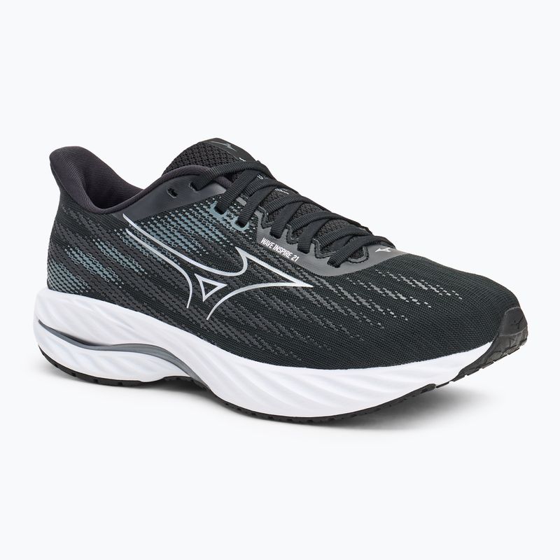 Мъжки обувки за бягане Mizuno Wave Inspire 21 2E black/silver/metallic gray