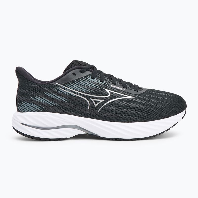 Мъжки обувки за бягане Mizuno Wave Inspire 21 2E black/silver/metallic gray 2