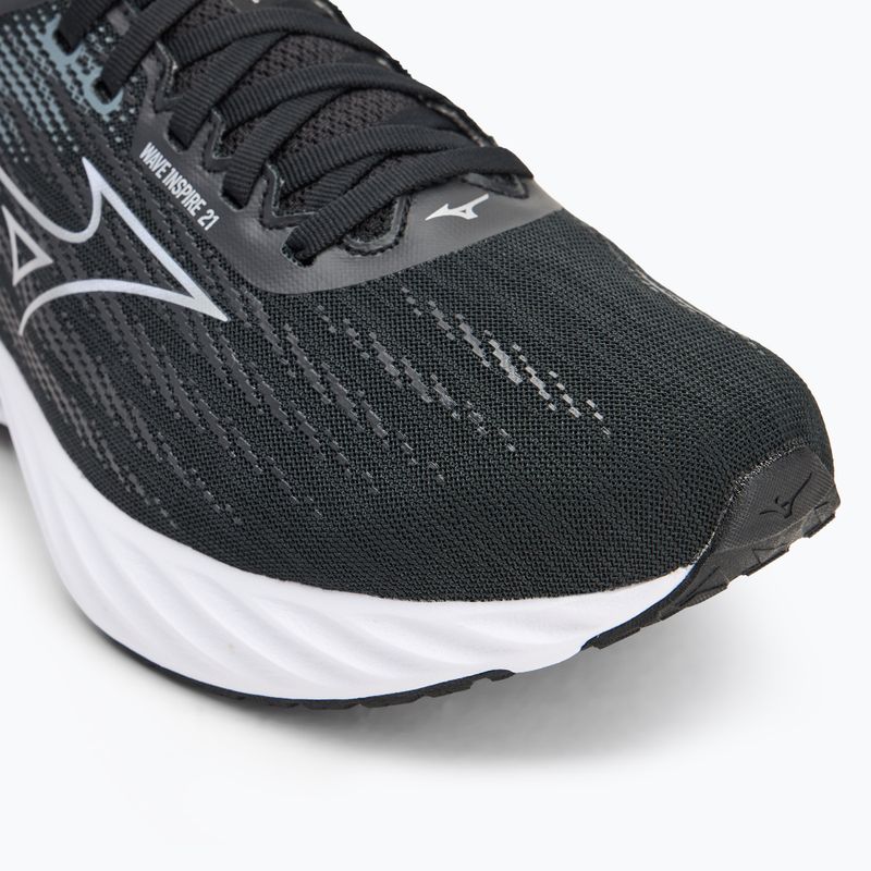 Мъжки обувки за бягане Mizuno Wave Inspire 21 2E black/silver/metallic gray 7