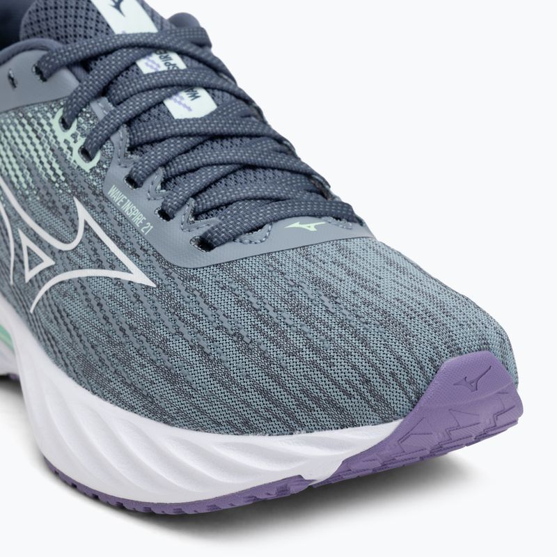 Дамски обувки за бягане Mizuno Wave Inspire 21 tradewinds/white/neo mint 7