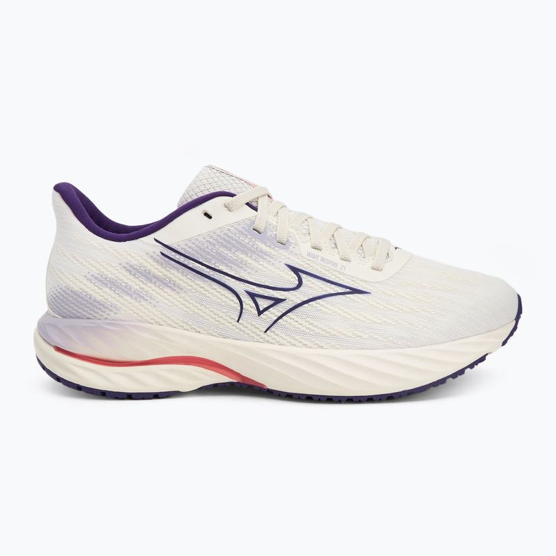 Дамски обувки за бягане Mizuno Wave Inspire 21 snow white/vintage indigo/camellia rose 2