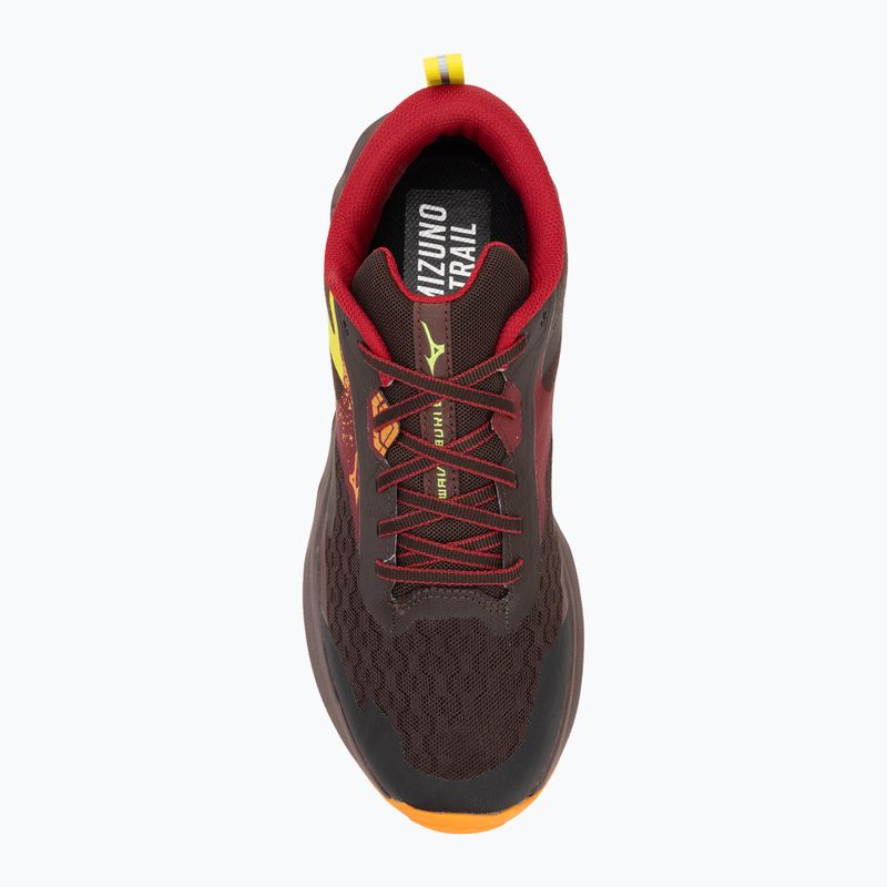 Мъжки обувки за бягане Mizuno Wave Ibuki 5 rum raisin / rythmic red / eve primro 5