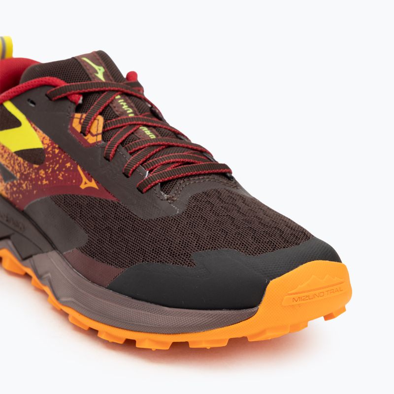 Мъжки обувки за бягане Mizuno Wave Ibuki 5 rum raisin / rythmic red / eve primro 7