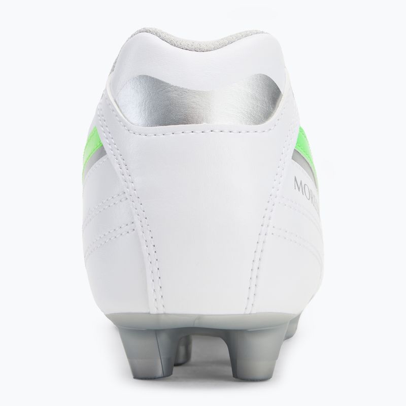 Мъжки футболни обувки Mizuno Morelia II Club Md white/neon green/galaxy silver 6