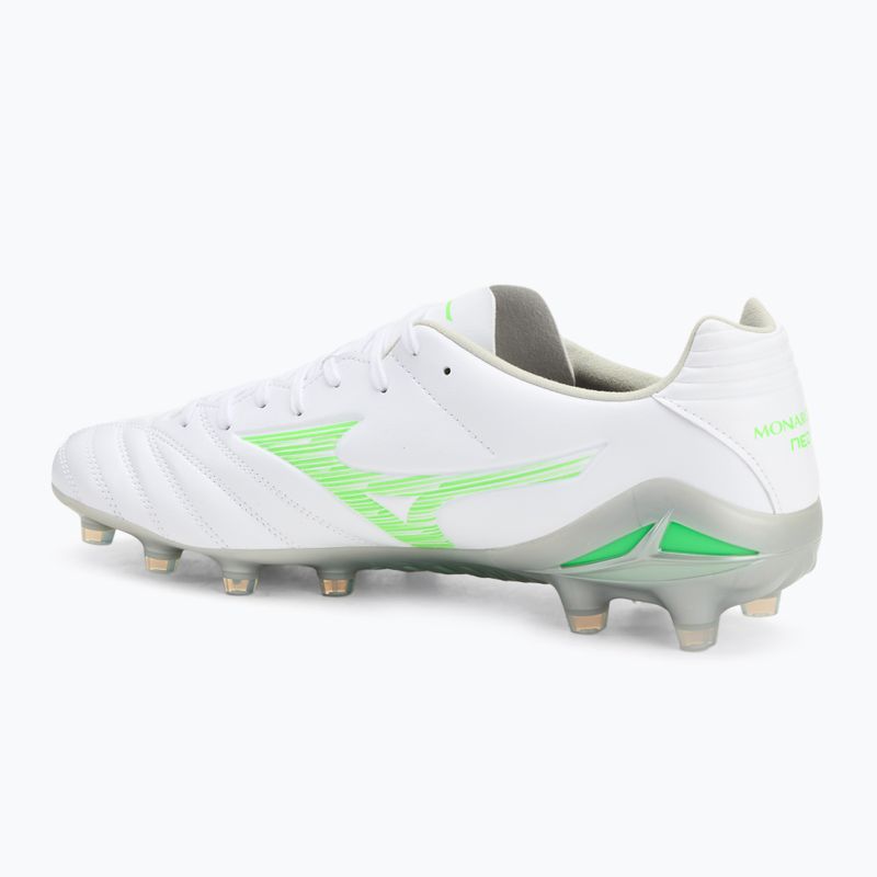 Мъжки футболни обувки Mizuno Monarcida Neo III Pro Md white/neon green 3