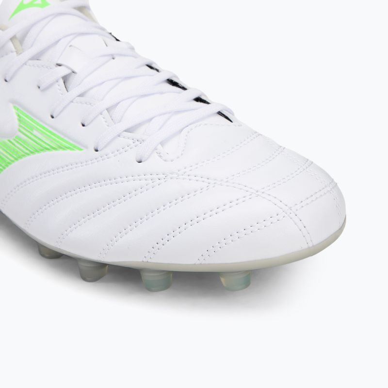 Мъжки футболни обувки Mizuno Monarcida Neo III Pro Md white/neon green 7