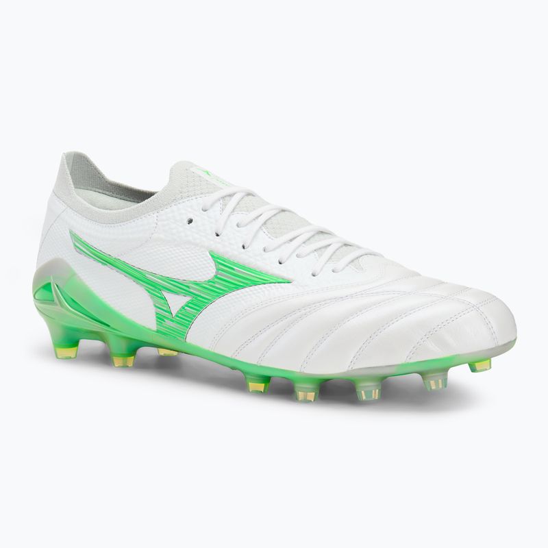Футболни обувки Mizuno Morelia Neo IV β Japan Fg white/neon green/cool gray 3c