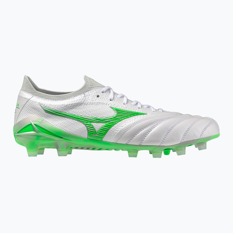 Мъжки футболни обувки Mizuno Morelia Neo IV β Japan Md white/neon green/cool grey 3c 8