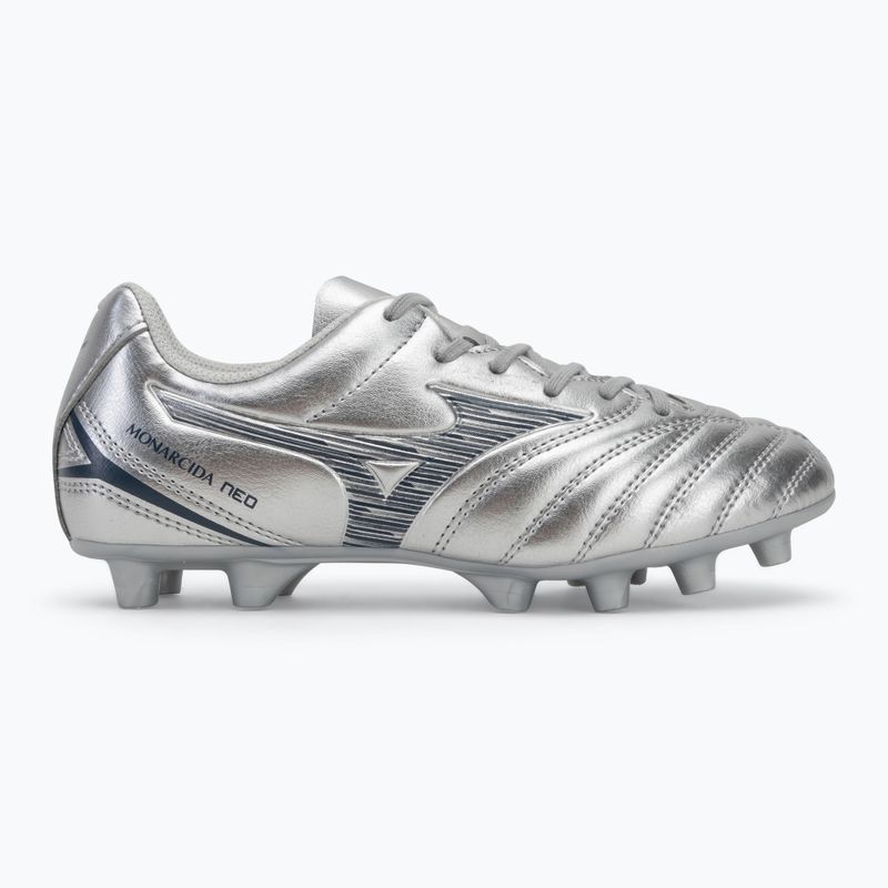 Детски футболни обувки Mizuno Monarcida Neo III Select Jr Md galaxy silver/8605 c/gold 2