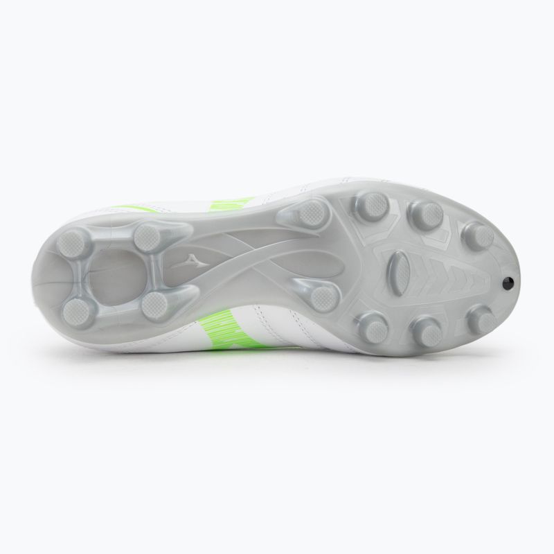Детски футболни обувки Mizuno Monarcida Neo III Select Jr Md white/neon green 4