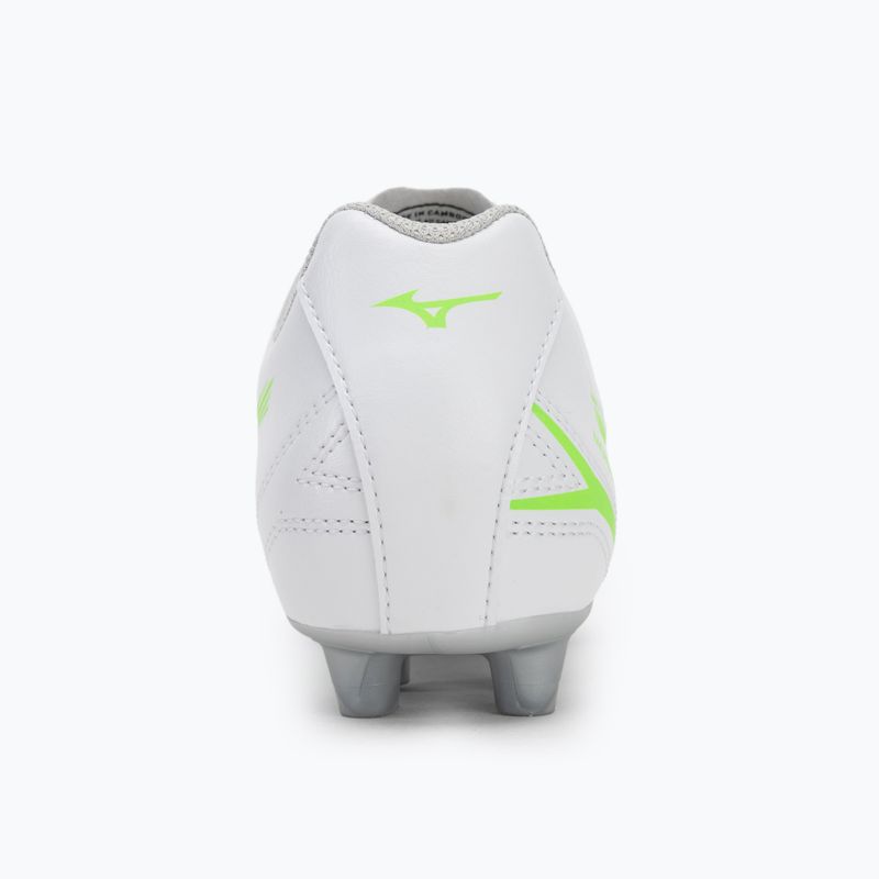 Детски футболни обувки Mizuno Monarcida Neo III Select Jr Md white/neon green 6