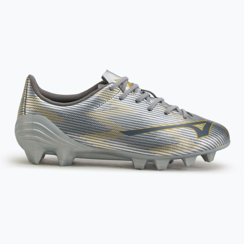 Детски футболни обувки Mizuno α II Select Jr Md galaxy silver/8605 c/gold 2
