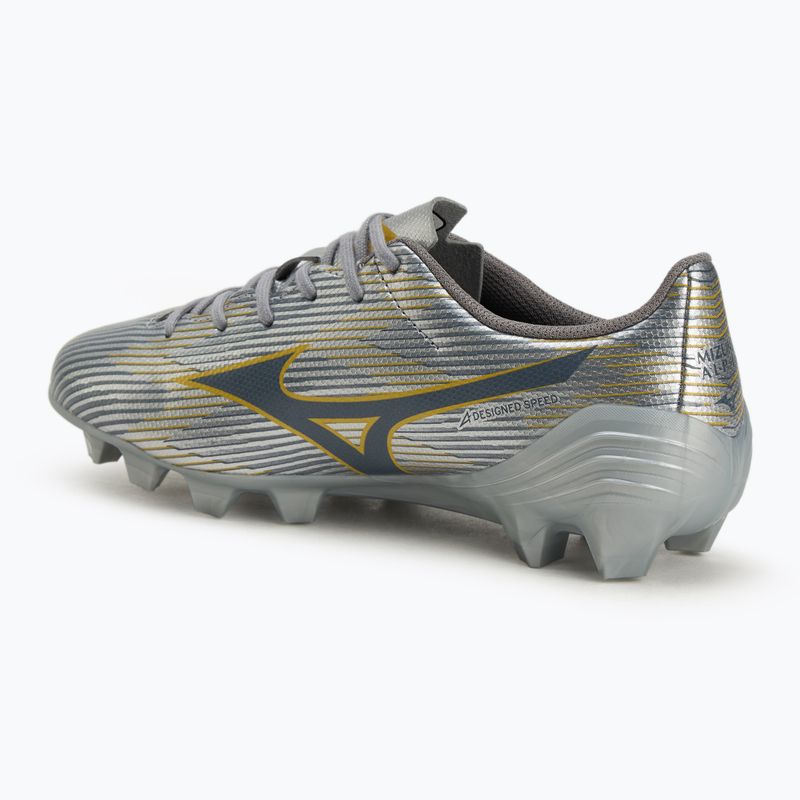 Детски футболни обувки Mizuno α II Select Jr Md galaxy silver/8605 c/gold 3
