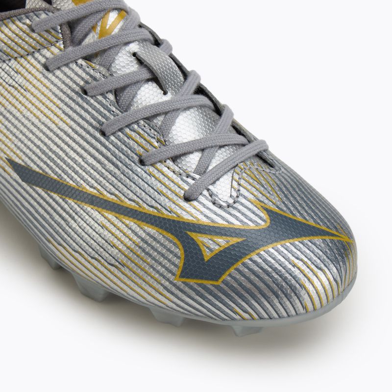 Детски футболни обувки Mizuno α II Select Jr Md galaxy silver/8605 c/gold 7