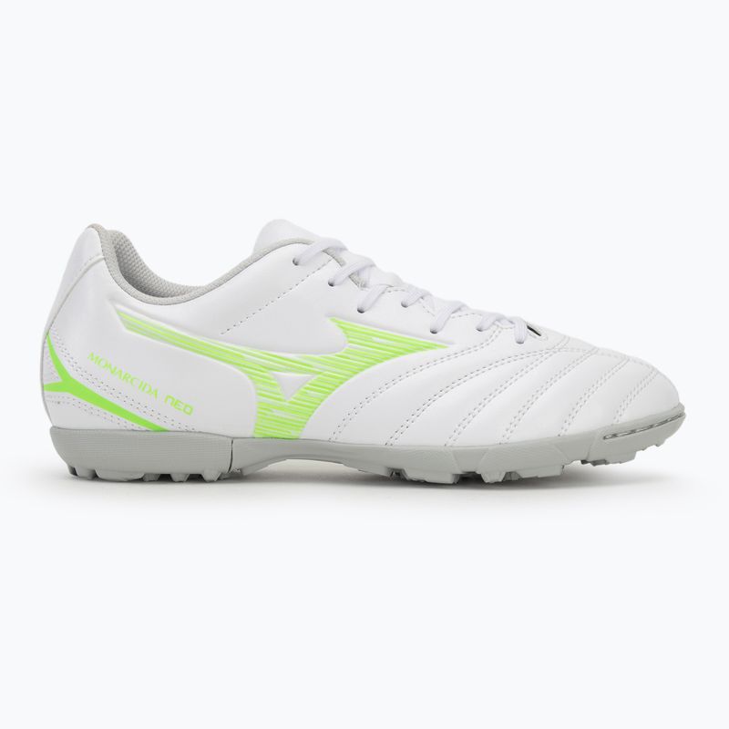 Мъжки футболни обувки Mizuno Monarcida Neo III Select AS white/neon green 2