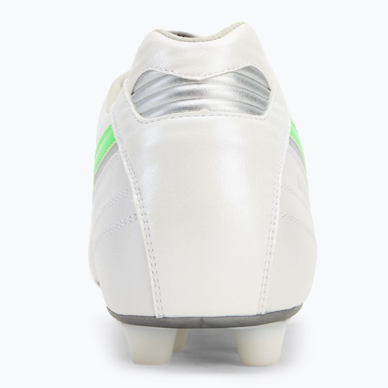 Мъжки футболни обувки Mizuno Morelia II Elite Md white/neon green/galaxy silver 6