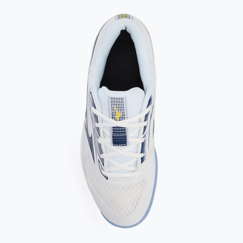 Обувки за волейбол Mizuno Cyclone Speed 5 white/bellwether blue/bel air blue 5