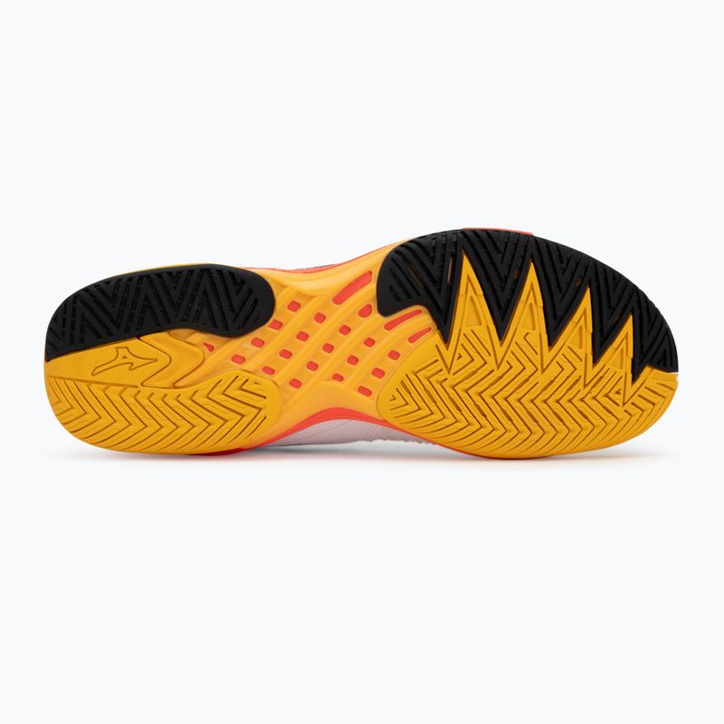 Мъжки обувки за тенис Mizuno Wave Exceed Tour 6 AC white/fiery coral 2/citrus 4