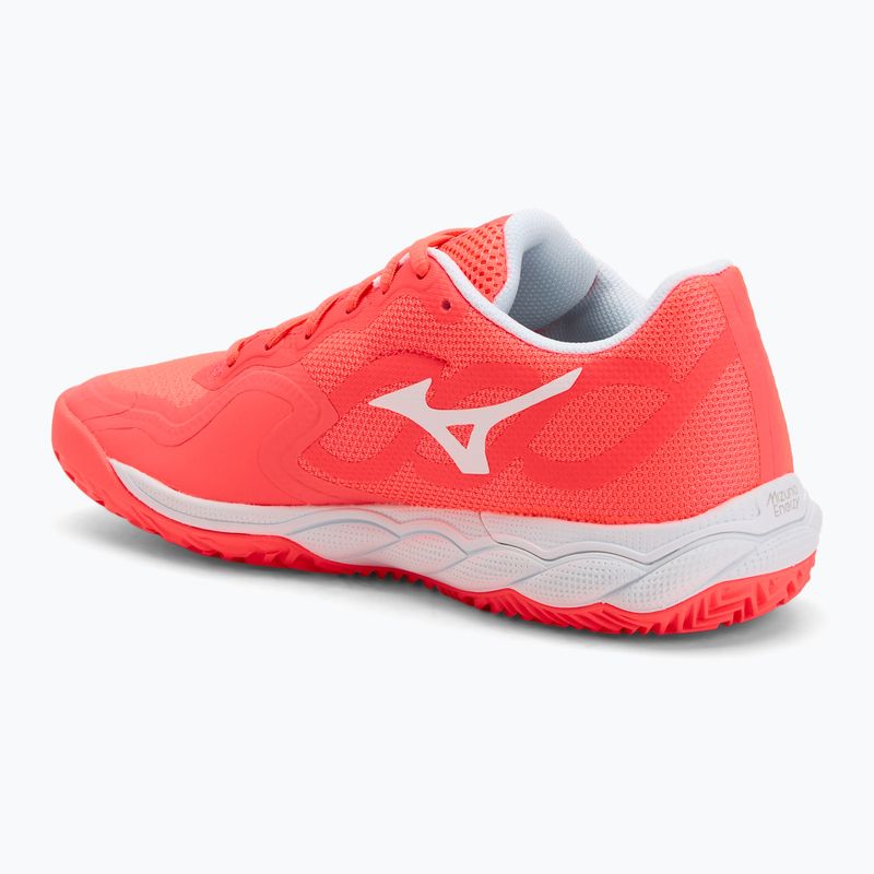 Дамски обувки за тенис Mizuno Wave Enforce Court CC W calypso coral/white/barely pink 3