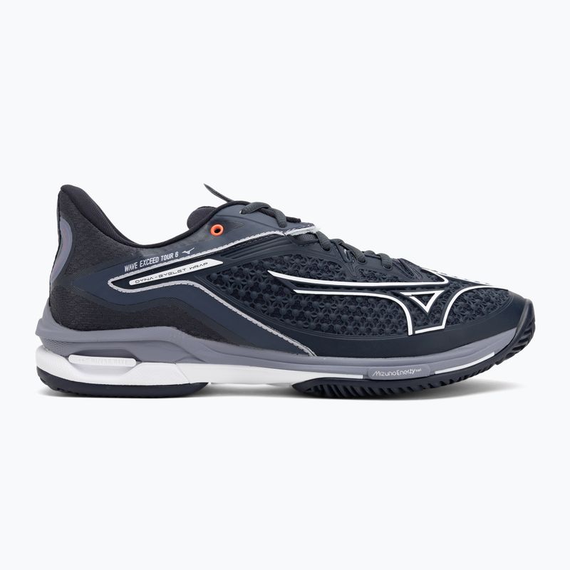 Mizuno Wave Exceed Tour 6 CC обувки за тенис odyssey сиво/бяло/син гранит 2