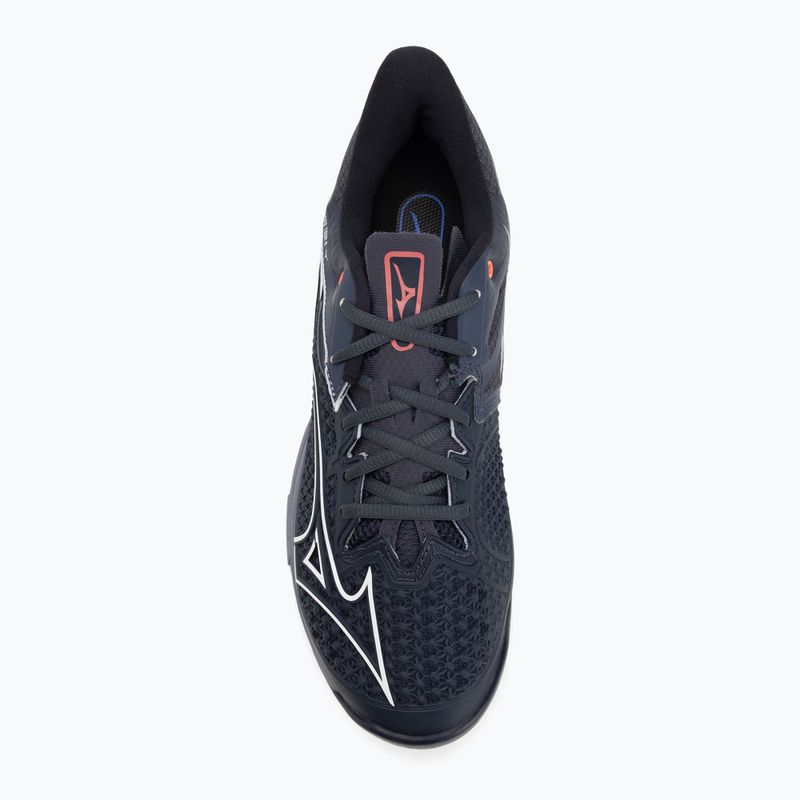 Mizuno Wave Exceed Tour 6 CC обувки за тенис odyssey сиво/бяло/син гранит 5