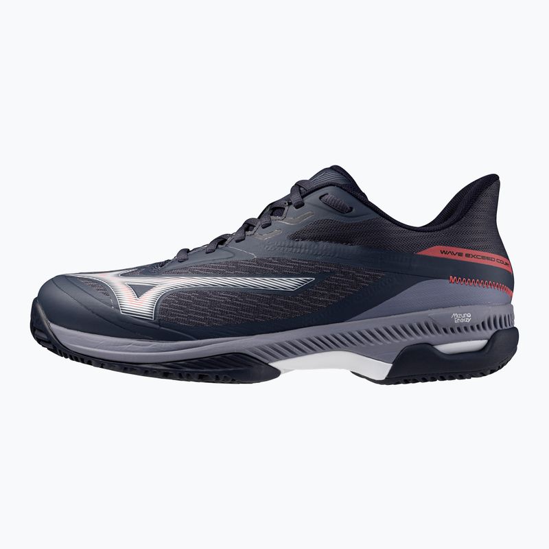 Mizuno Wave Exceed Court CC обувки за тенис odyssey сиво/бяло/син гранит