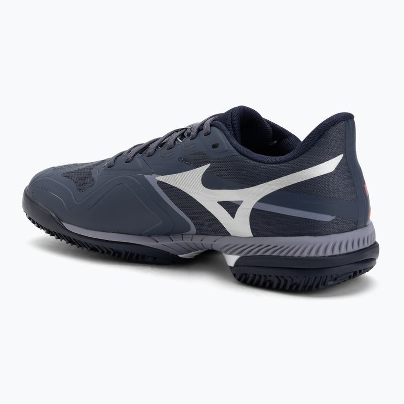 Mizuno Wave Exceed Court CC обувки за тенис odyssey сиво/бяло/син гранит 3