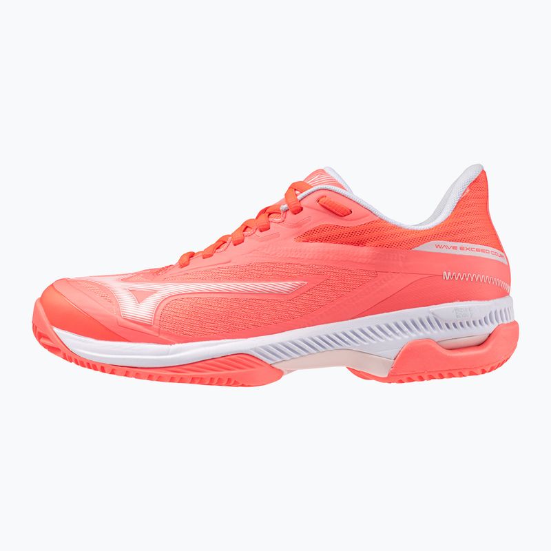 Дамски обувки за тенис Mizuno Wave Exceed Court CC W calypso coral/white/barely pink 8