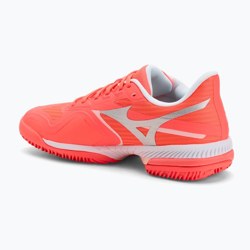 Дамски обувки за тенис Mizuno Wave Exceed Court CC W calypso coral/white/barely pink 3