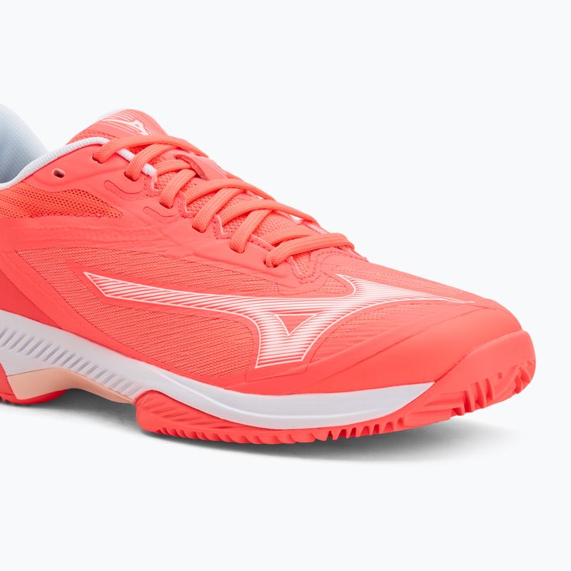 Дамски обувки за тенис Mizuno Wave Exceed Court CC W calypso coral/white/barely pink 7