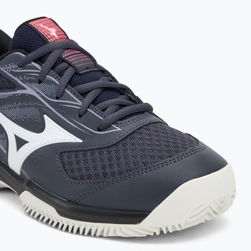 Mizuno Break Shot 5 CC обувки за тенис odyssey сиво/бяло/син гранит 7