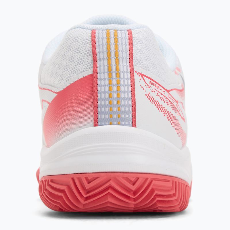 Детски обувки за тенис Mizuno Break Shot 5 Jr CC white/blue granite/calypso coral 6