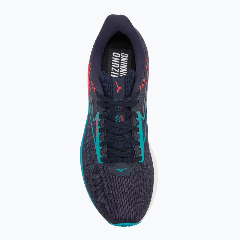 Мъжки обувки за бягане Mizuno Wave Rider 29 odyssey gray/Ccapri breeze/calypso coral 5