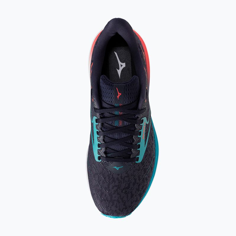 Мъжки обувки за бягане Mizuno Wave Rider 29 odyssey gray/Ccapri breeze/calypso coral 7