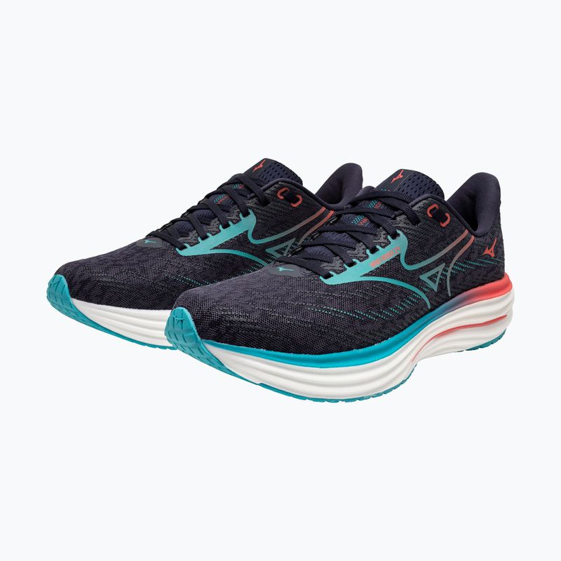 Мъжки обувки за бягане Mizuno Wave Rider 29 odyssey gray/Ccapri breeze/calypso coral 8