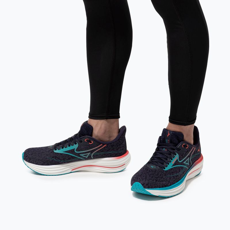 Мъжки обувки за бягане Mizuno Wave Rider 29 odyssey gray/Ccapri breeze/calypso coral 10