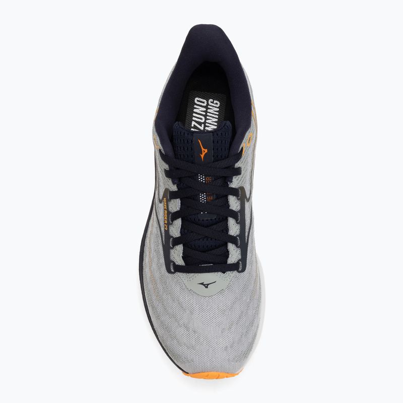 Мъжки обувки за бягане Mizuno Wave Rider 29 harbor mist/baritone blue/tang orange 5