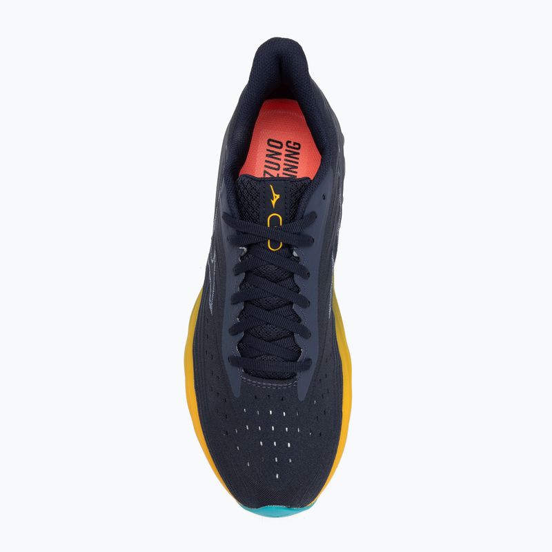 Мъжки обувки за бягане Mizuno Wave Skyrise 6 odyssey gray/icelandic blue/citrus 5