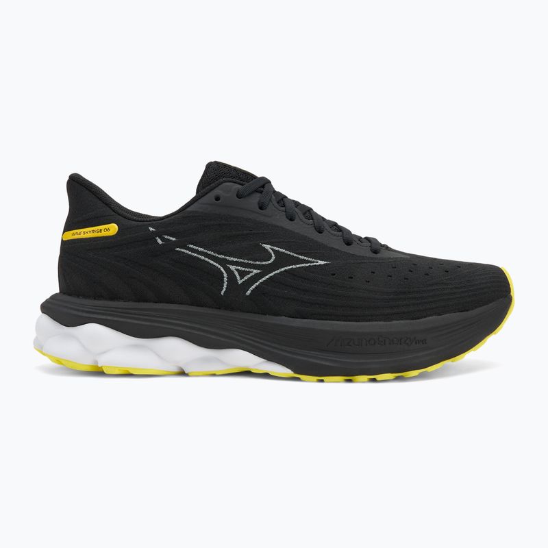 Мъжки обувки за бягане Mizuno Wave Skyrise 6 black/harbor mist/lemon tonic 2