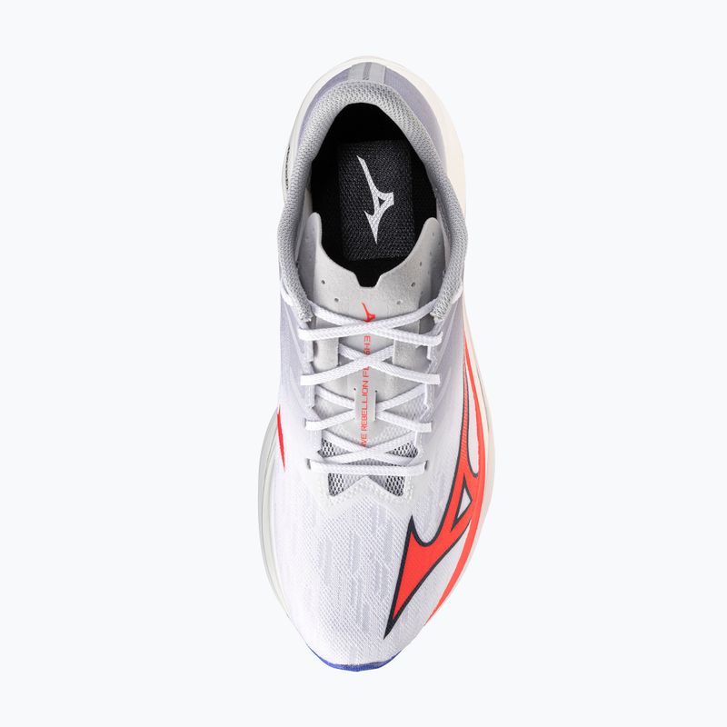 Мъжки обувки за бягане Mizuno Wave Rebellion Flash 3 white/fiery coral 2/iris bloom 7