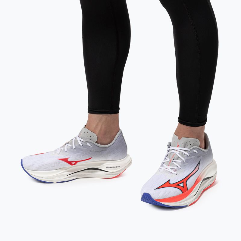 Мъжки обувки за бягане Mizuno Wave Rebellion Flash 3 white/fiery coral 2/iris bloom 10