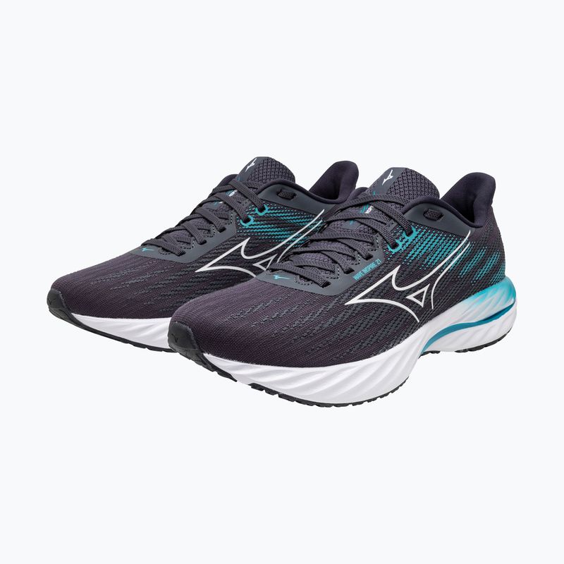 Мъжки обувки за бягане Mizuno Wave Inspire 21 odyssey gray/white/capri breez 13