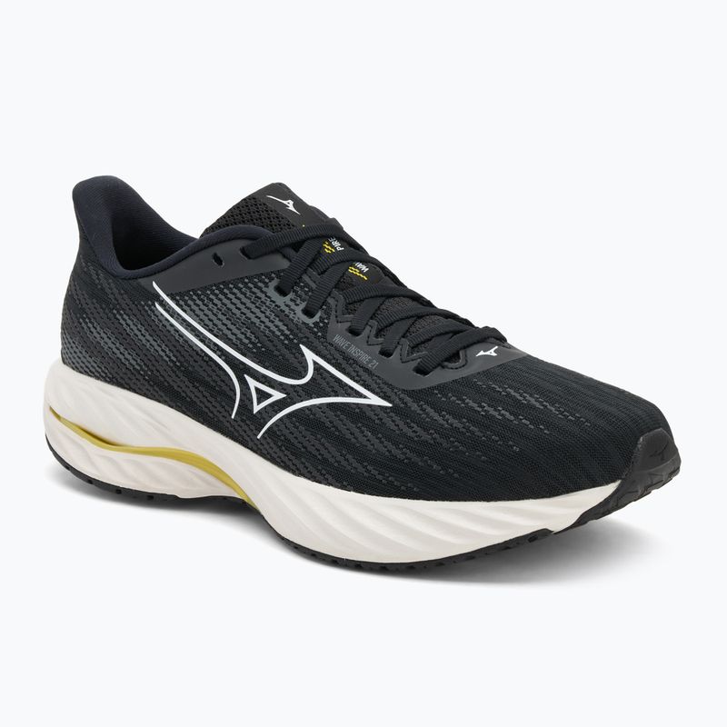 Мъжки обувки за бягане Mizuno Wave Inspire 21 black/white/vibrant yellow