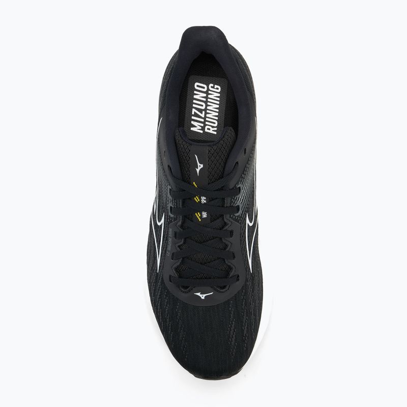 Мъжки обувки за бягане Mizuno Wave Inspire 21 black/white/vibrant yellow 5