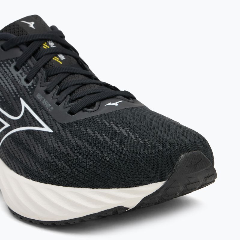 Мъжки обувки за бягане Mizuno Wave Inspire 21 black/white/vibrant yellow 7