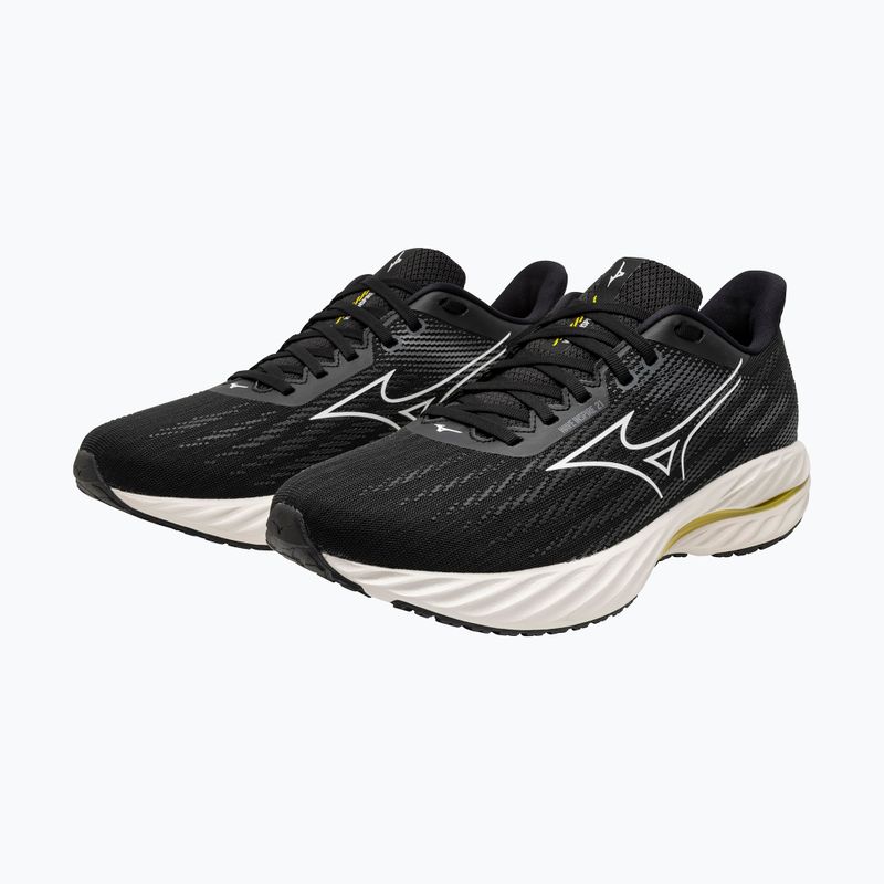 Мъжки обувки за бягане Mizuno Wave Inspire 21 black/white/vibrant yellow 15
