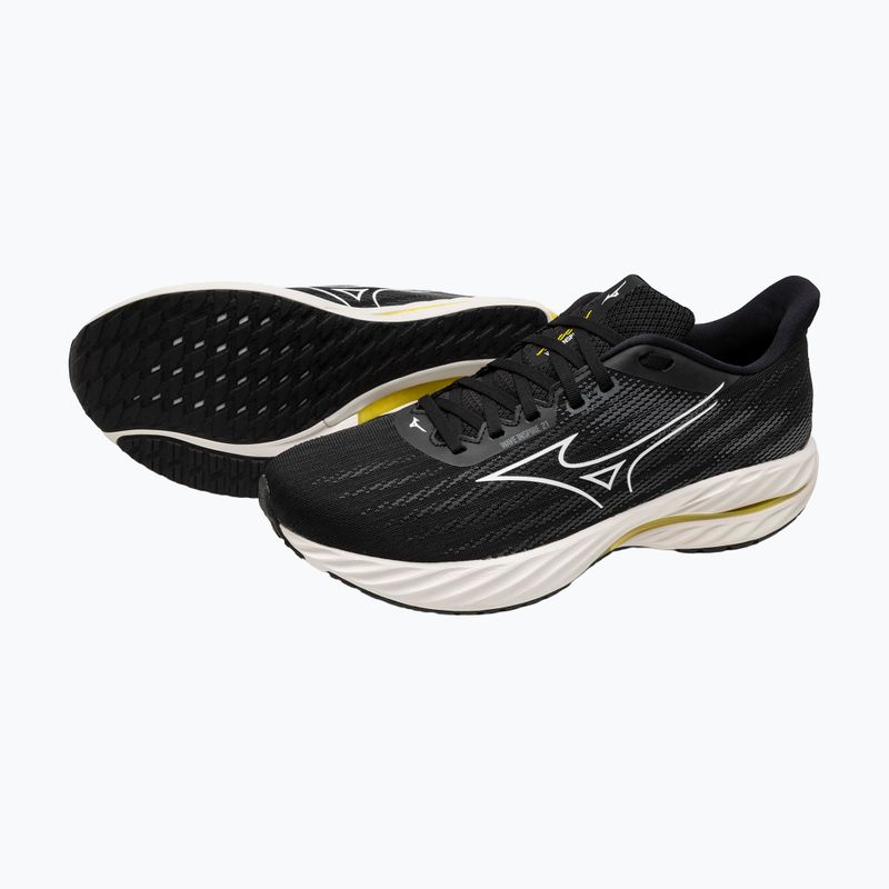 Мъжки обувки за бягане Mizuno Wave Inspire 21 black/white/vibrant yellow 16