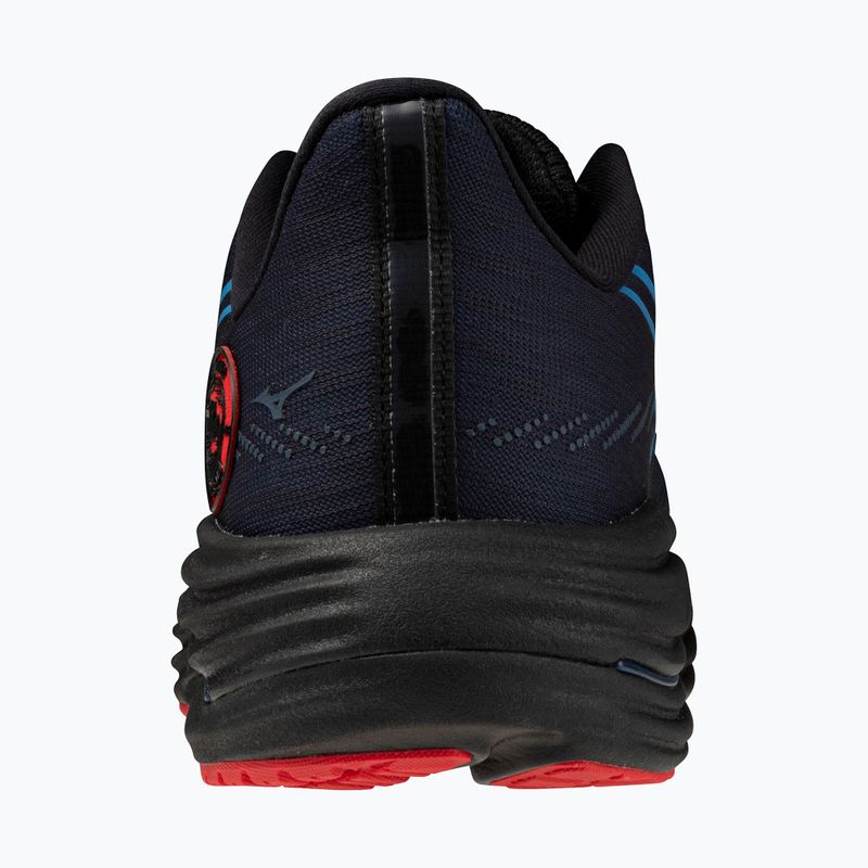 Mizuno Wave Rider 29 обувки за бягане amsterdam black/all aboard/high risk red 10