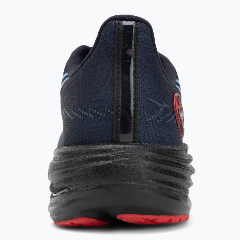Mizuno Wave Rider 29 обувки за бягане amsterdam black/all aboard/high risk red 6