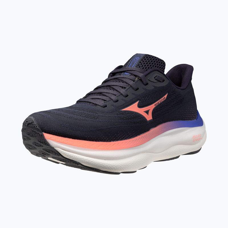 Дамски обувки за бягане Mizuno Wave Sky 9 odyssey gray/striking coral/iris bloom 4